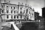 Padova 1935 sede storica Cassa di Risparmio con il canale che gli passava davanti (Alfredo Dalla Libera)